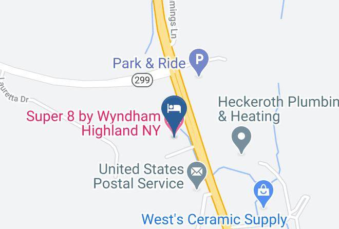 Ulster - Super 8 By Wyndham Highland Ny Maps
