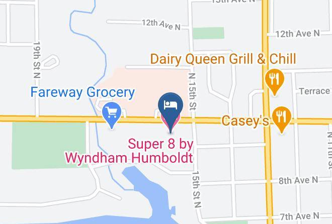 Humboldt - Super 8 By Wyndham Humboldt Maps