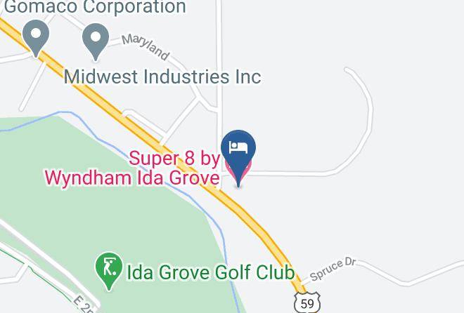 Ida - Super 8 By Wyndham Ida Grove Maps