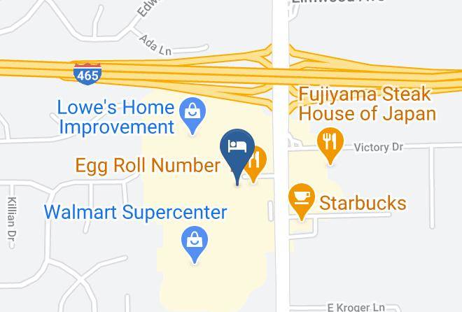 Marion - Super 8 By Wyndham Indianapolis Emerson Ave Maps