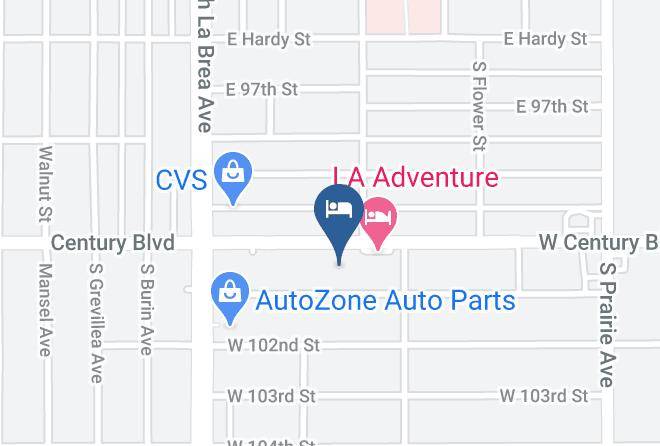 Los Angeles - Super 8 By Wyndham Inglewood Lax La Airport Maps