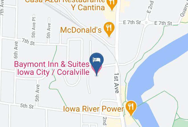 Johnson - Baymont Inn & Suites Iowa City Coralville Maps