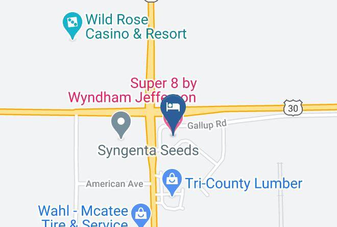 Greene - Super 8 By Wyndham Jefferson Maps