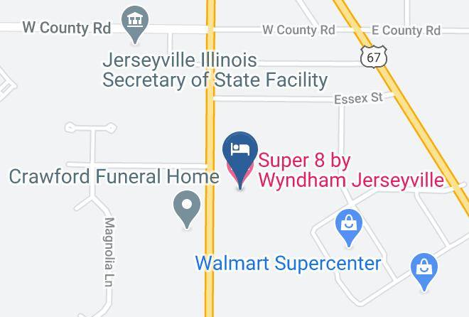 Jersey - Super 8 By Wyndham Jerseyville Maps