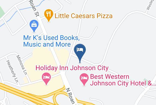 Washington - Super 8 By Wyndham Johnson City Maps
