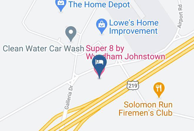 Cambria - Super 8 By Wyndham Johnstown Maps