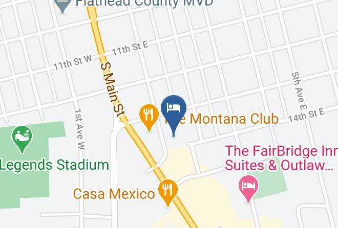 Flathead - Super 8 By Wyndham Kalispell Glacier National Park Maps