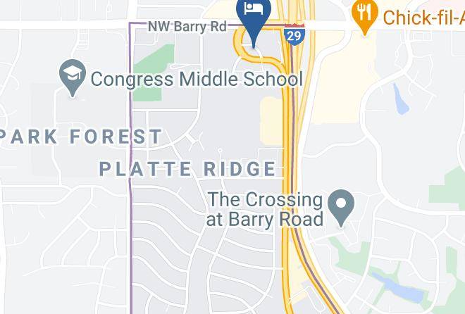 Platte - Super 8 By Wyndham Kansas City At Barry Road Airport Maps