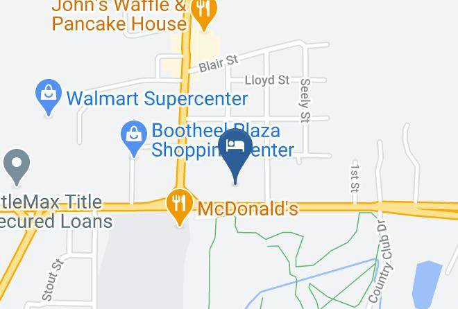 Dunklin - Super 8 By Wyndham Kennett Maps