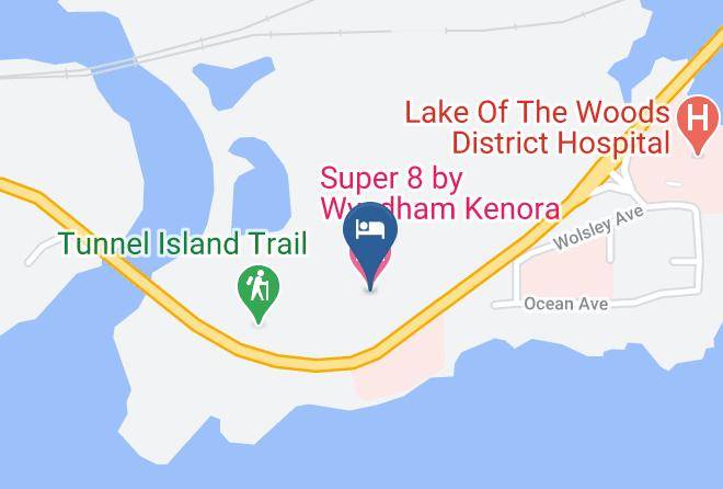 Kenora - Super 8 By Wyndham Kenora Maps