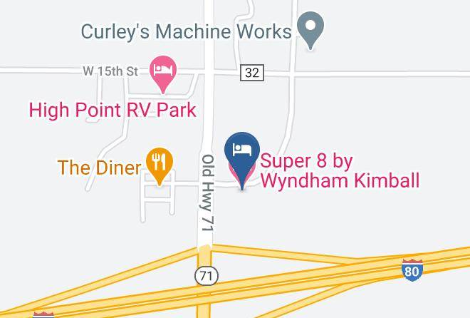 Super 8 By Wyndham Kimball Map