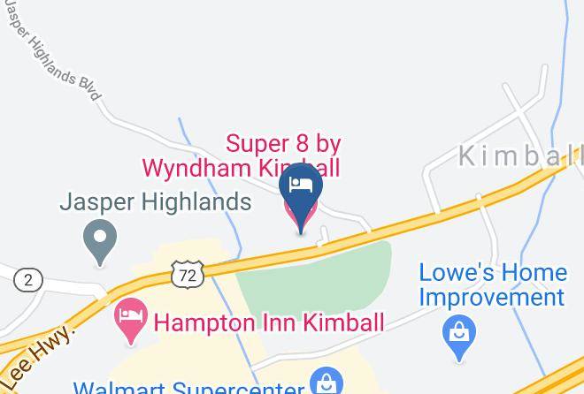 Super 8 By Wyndham Kimball Map