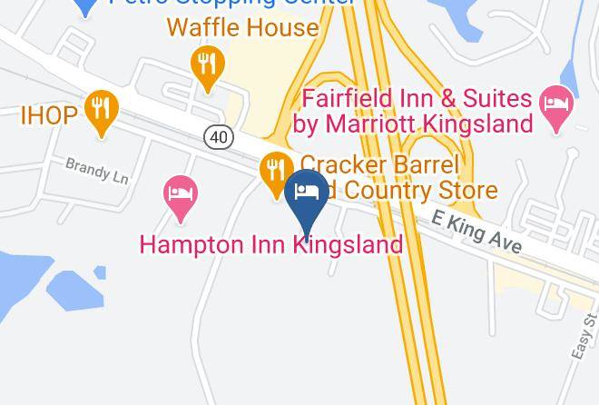 Super 8 By Wyndham Kingsland Map