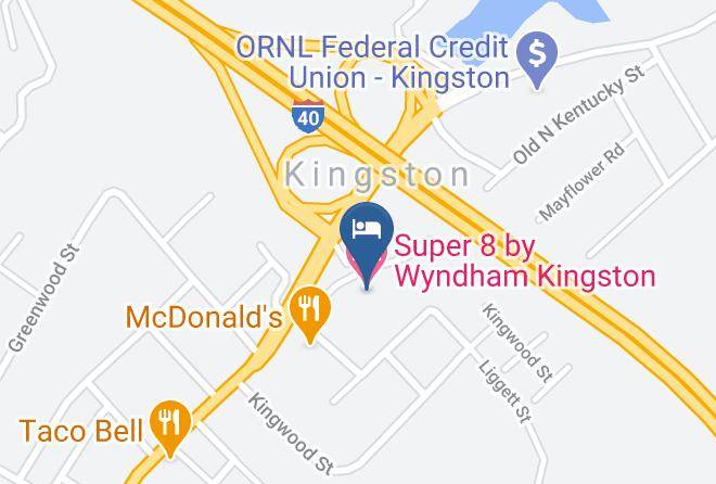 Roane - Super 8 By Wyndham Kingston Maps