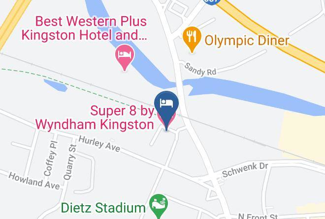 Ulster - Super 8 By Wyndham Kingston Maps