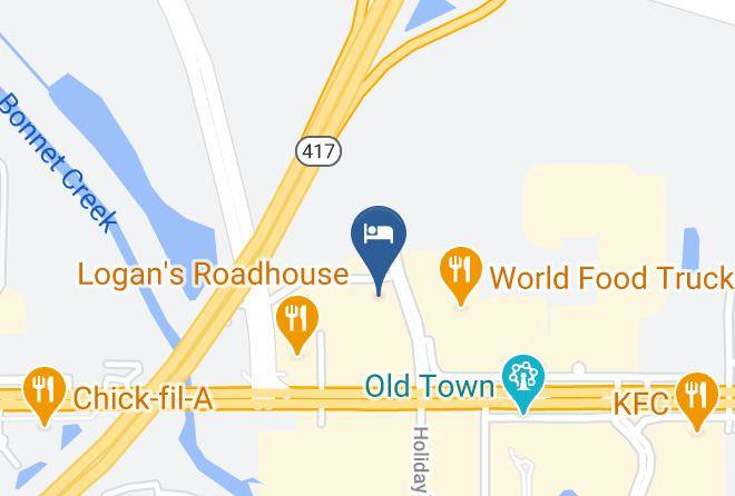 Osceola - Super 8 By Wyndham Kissimmee Maingate Orlando Area Maps