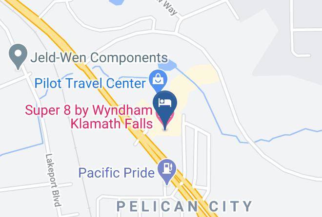 Klamath - Super 8 By Wyndham Klamath Falls Maps