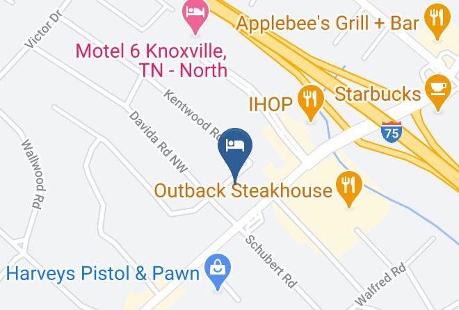 Knox - Super 8 By Wyndham Knoxville Downtown Area Maps