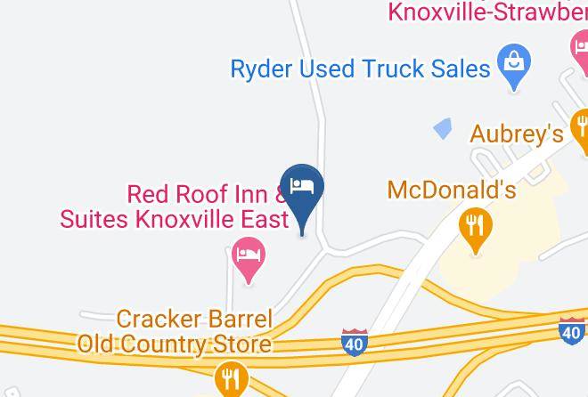 Knox - Super 8 By Wyndham Knoxville East Maps