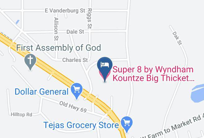Hardin - Super 8 By Wyndham Kountze Big Thicket Nat'l Pres Area Maps