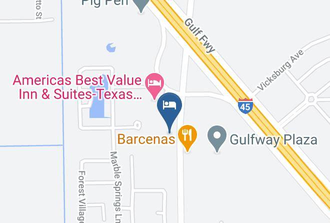 Galveston - Super 8 By Wyndham La Marque Tx Texas City Area Maps