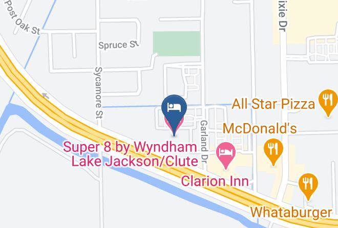 Brazoria - Super 8 By Wyndham Lake Jackson Clute Maps