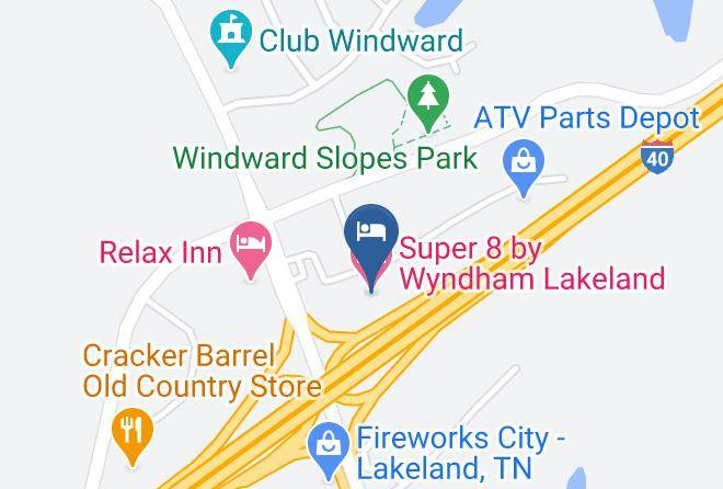 Shelby - Super 8 By Wyndham Lakeland Maps