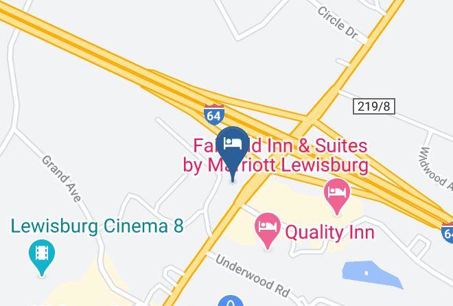 Greenbrier - Super 8 By Wyndham Lewisburg Maps