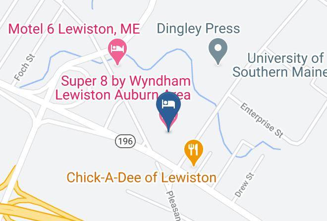 Androscoggin - Super 8 By Wyndham Lewiston Auburn Area Maps
