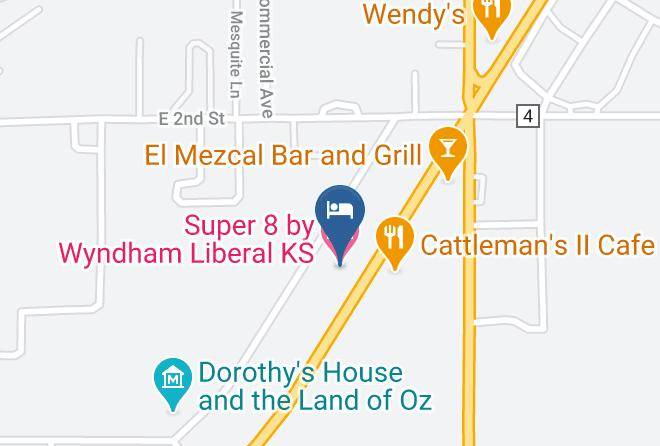 Seward - Super 8 By Wyndham Liberal Ks Maps