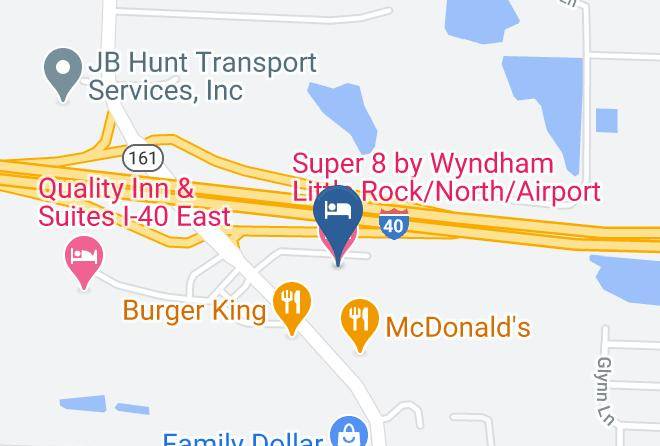 Pulaski - Super 8 By Wyndham Little Rock North Airport Maps