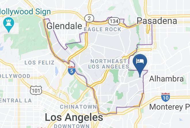 Los Angeles - Super 8 By Wyndham Los Angeles Alhambra Maps