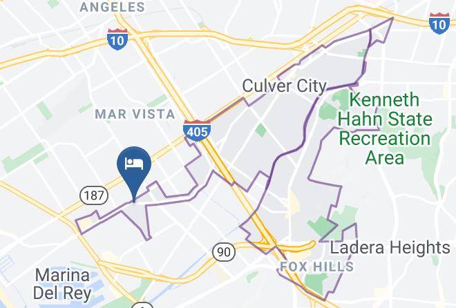Los Angeles - Super 8 By Wyndham Los Angeles Culver City Area Maps