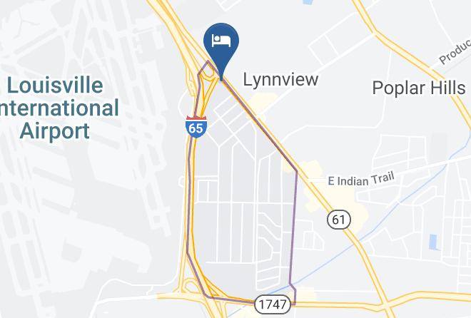 Jefferson - Super 8 By Wyndham Louisville Airport Maps