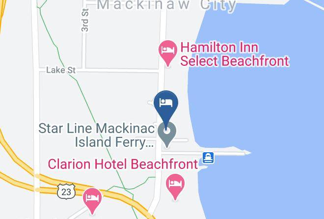 Cheboygan County - Ramada By Wyndham Mackinaw City Waterfront Maps
