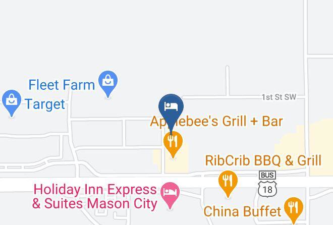 Cerro Gordo - Super 8 By Wyndham Mason City Maps