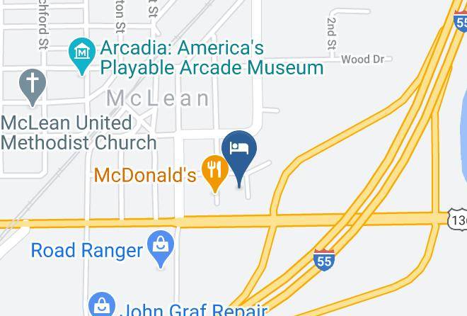 Mclean - Super 8 By Wyndham Mclean Bloomington Sw Maps
