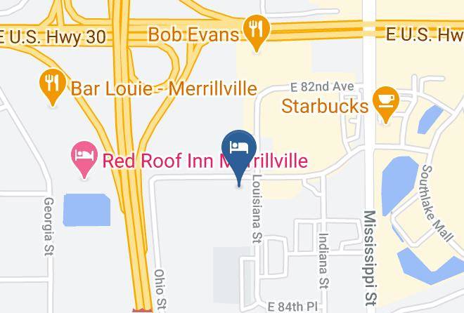 Lake - Super 8 By Wyndham Merrillville Maps