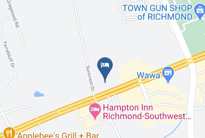 Super 8 By Wyndham Midlothian Richmond Area Map