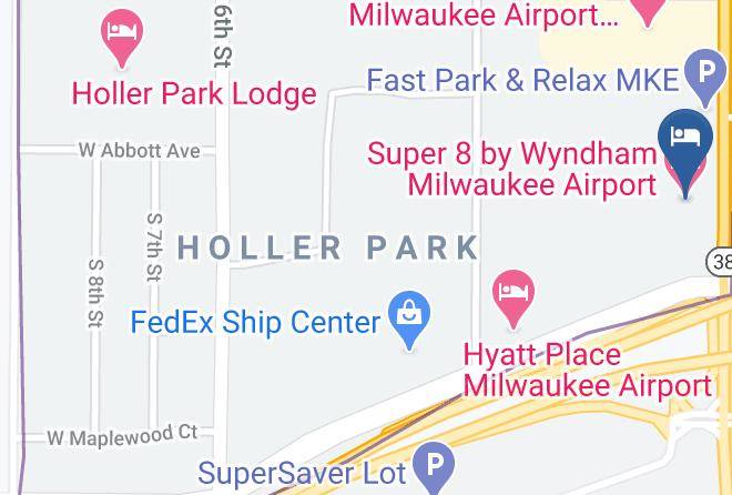 Milwaukee - Super 8 By Wyndham Milwaukee Airport Maps