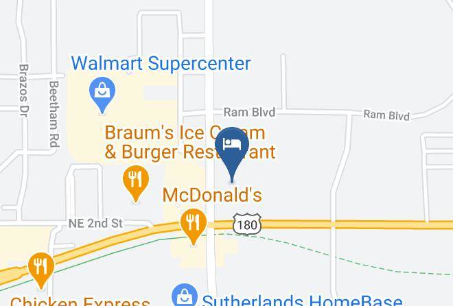 Palo Pinto - Super 8 By Wyndham Mineral Wells Maps