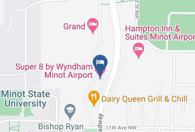 Ward - Super 8 By Wyndham Minot Airport Maps