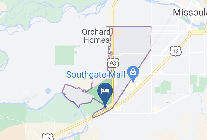 Missoula - Super 8 By Wyndham Missoula Brooks Street Maps