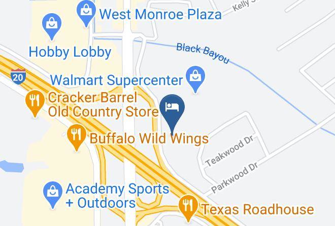 Ouachita Par - Super 8 By Wyndham Monroe West Maps