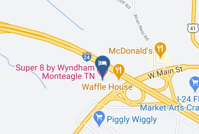 Super 8 By Wyndham Monteagle Tn Map