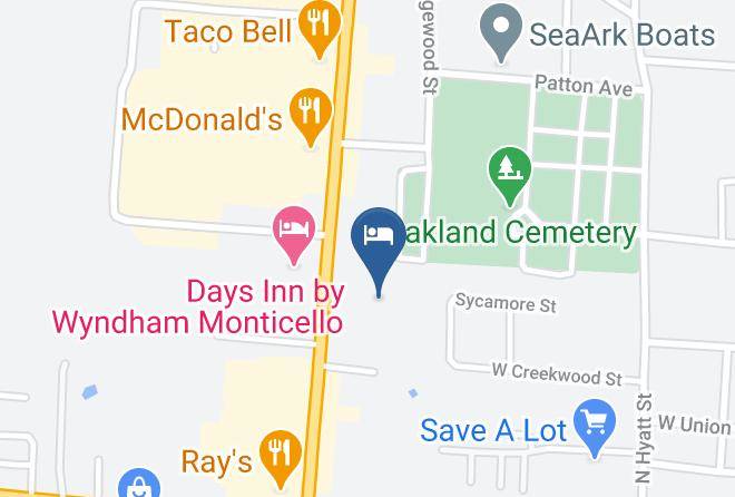 Drew - Super 8 By Wyndham Monticello Ar Maps