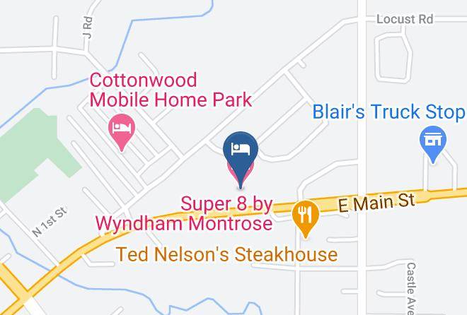Montrose - Super 8 By Wyndham Montrose Maps