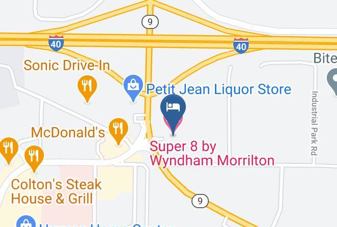 Conway - Super 8 By Wyndham Morrilton Maps