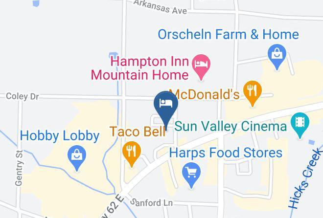 Baxter - Super 8 By Wyndham Mountain Home Maps
