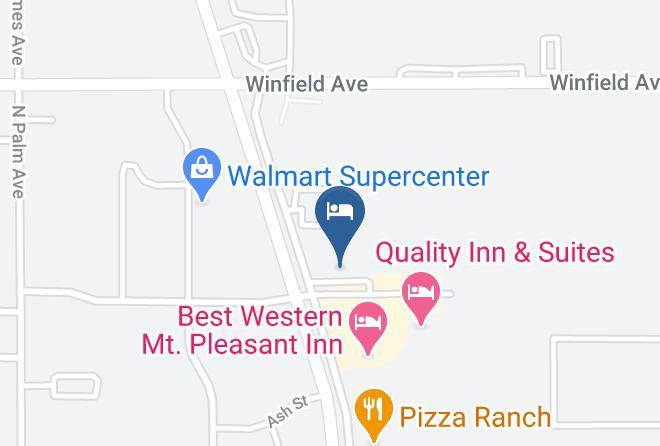 Super 8 By Wyndham Mt Pleasant Map